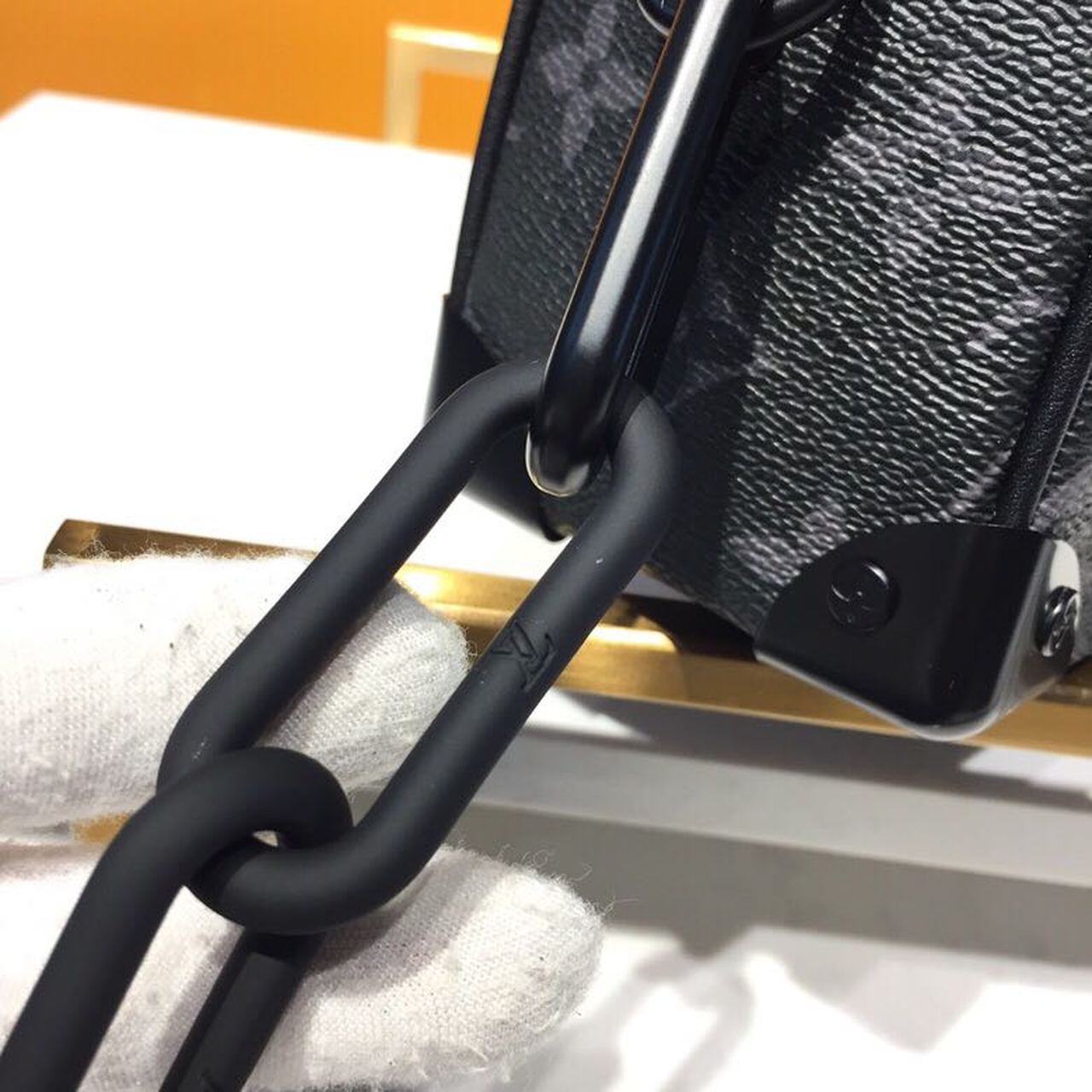 Top Quality Mini Soft Trunk Monogram Eclipse Canvas By Virgil Abloh For Men, Bags 7.3in/18.5cm Top Quality M44735