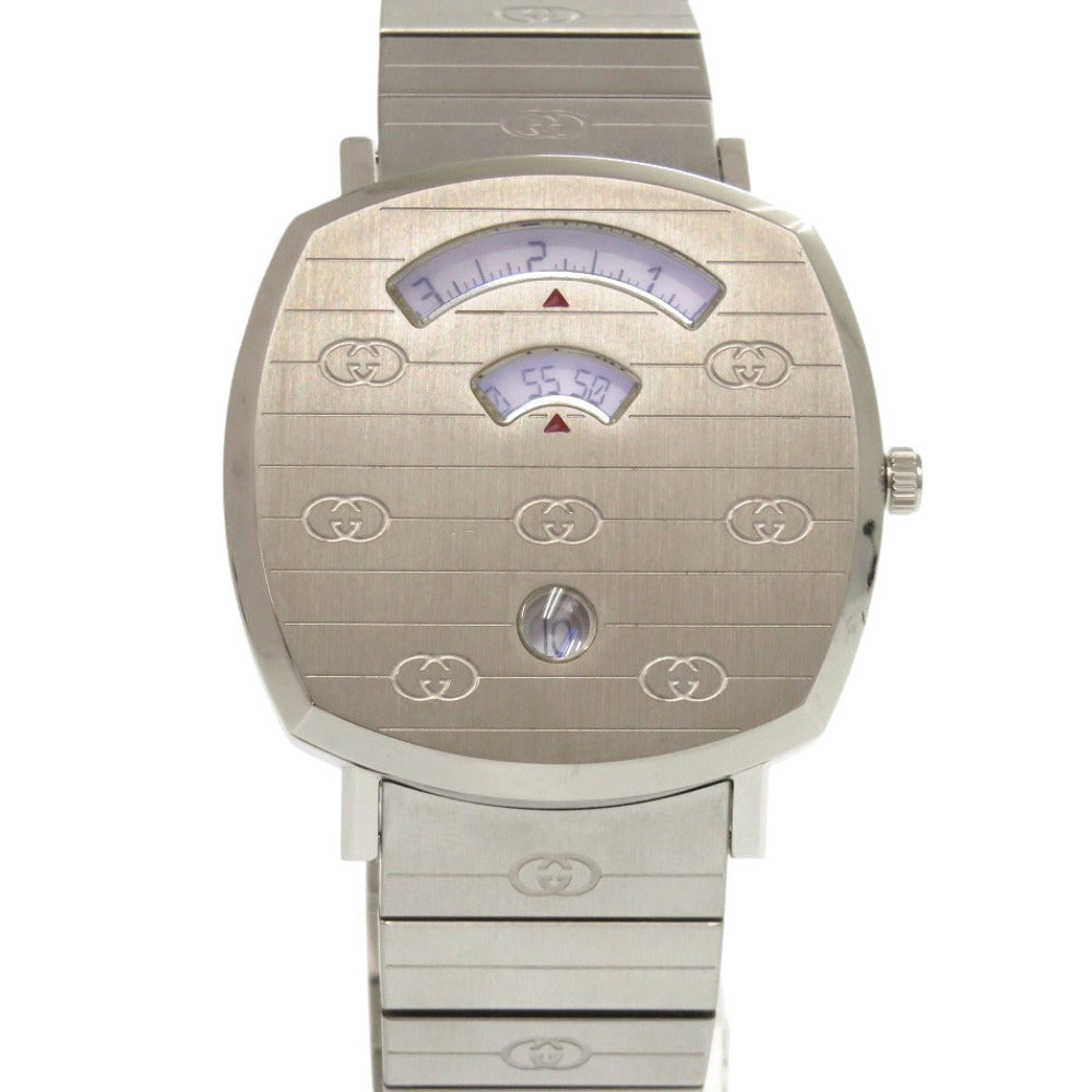 GUCCI Watches Quartz YA157410 Stainless Steel Silver GRIP white dial