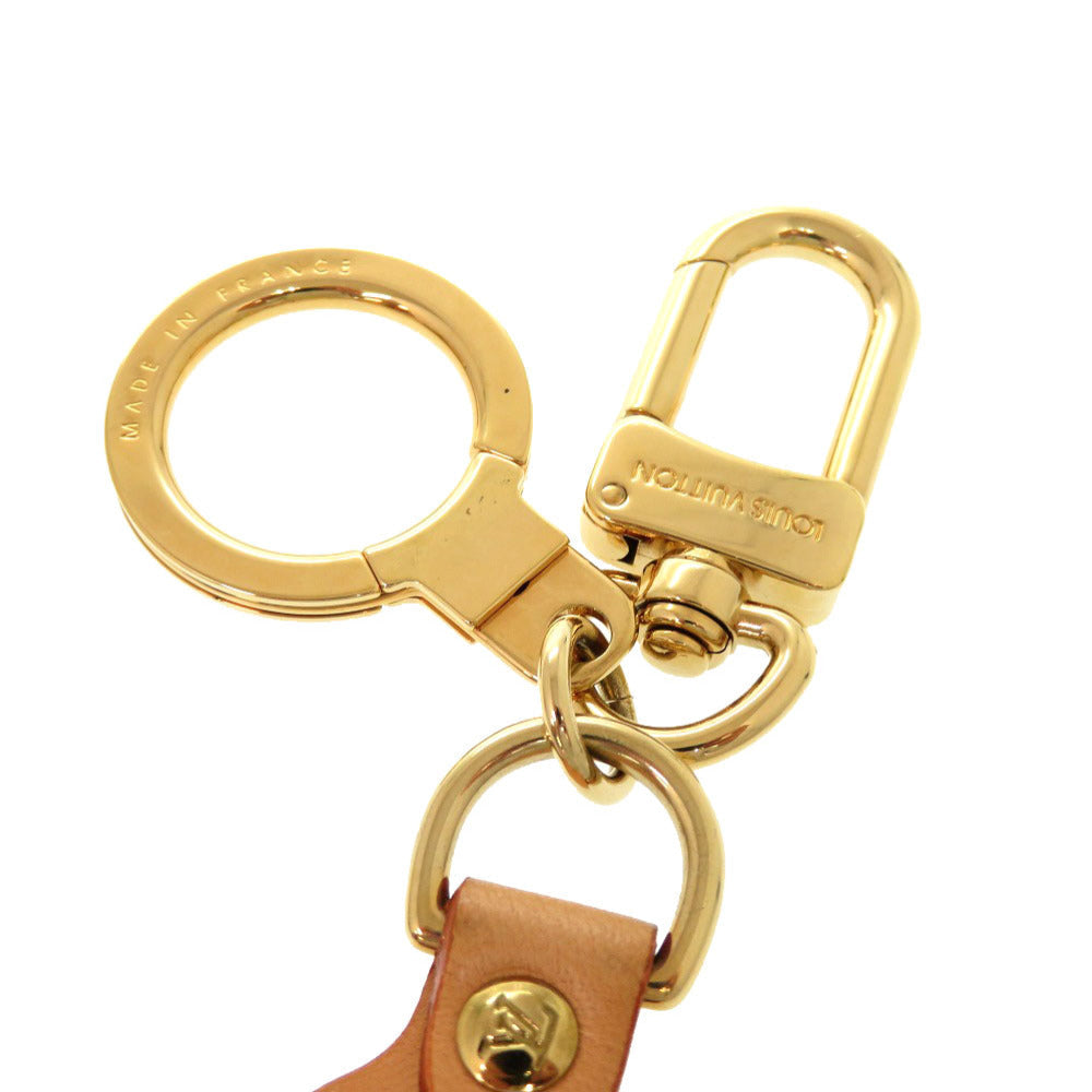 LOUIS VUITTON key ring M62637 Nume leather Brown Takashi Murakami Porto Cre Panda