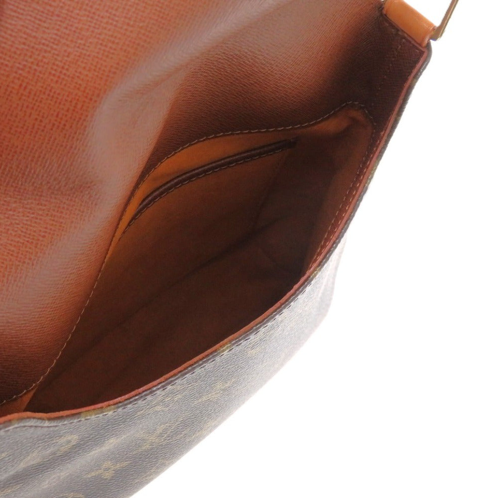 LOUIS VUITTON Shoulder Bag M51387 Monogram canvas Brown Long strap Monogram M tte Salsa Women