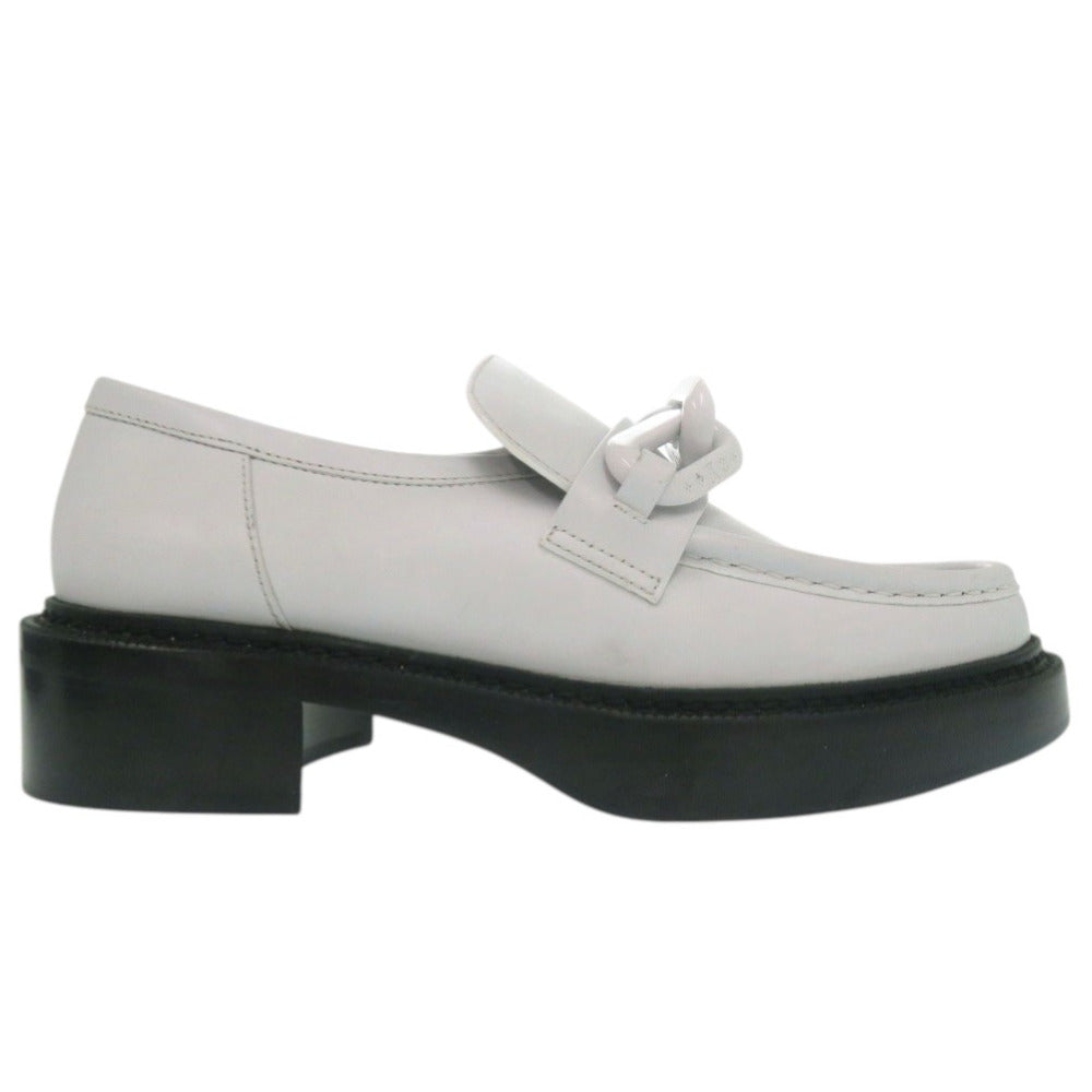 LOUIS VUITTON Leather shoes MA1201 leather white loafers 39