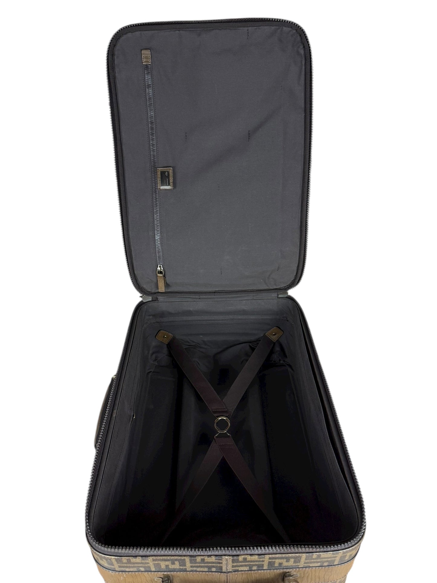 Fendi Zucca Coated Roller Luggage