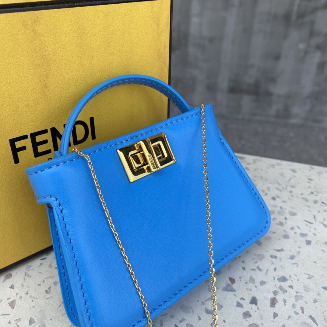 FI Nano Top Quality Charm Crossbody Blue Bag For Woman 12cm/4.5in