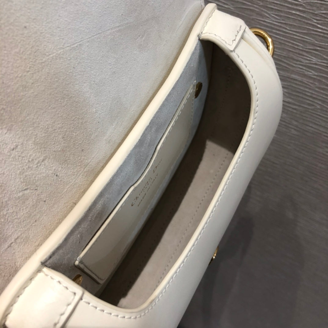 Top Quality Mini Bobby Bag, White , For Women Womens Handbags, Shoulder Bags, Crossbody Bags, 18cm CD