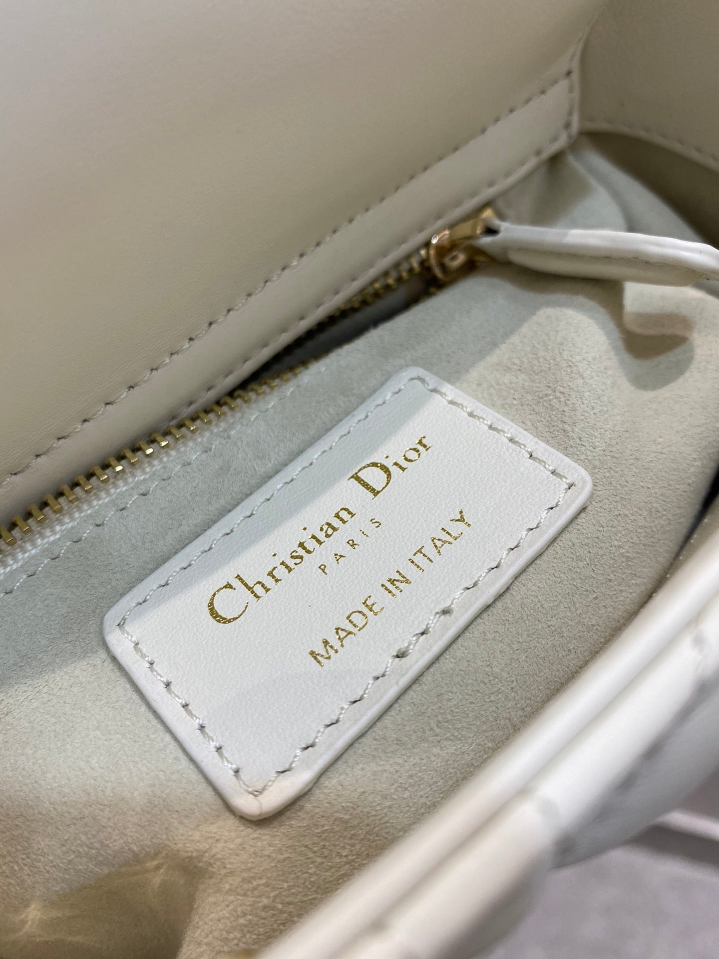 Top Quality Mini Lady Bag White For Women 6.5in/17cm CD M0505SLOI