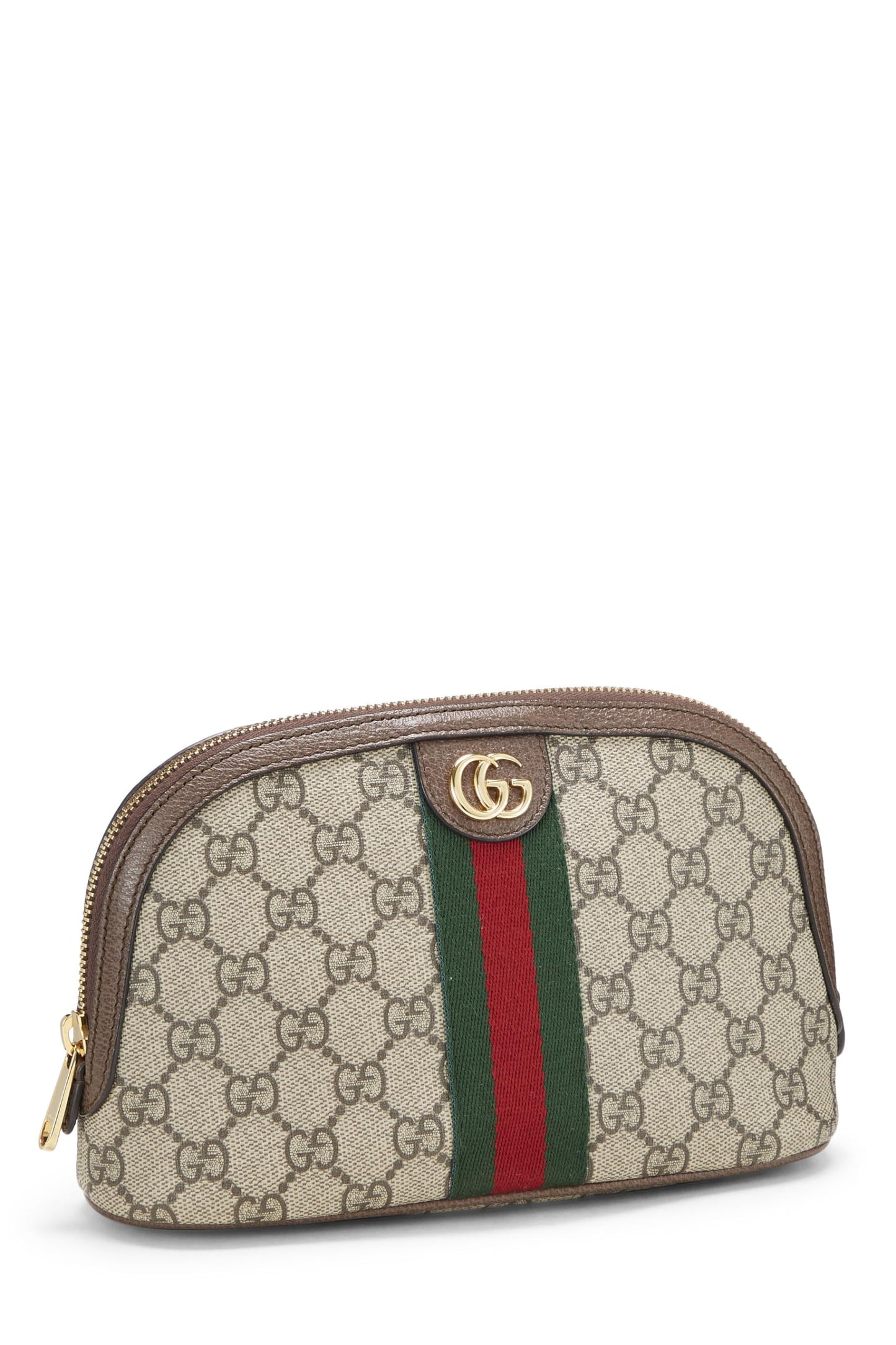 Gucci, Original GG Supreme Canvas Ophidia Cosmetic Pouch, Brown