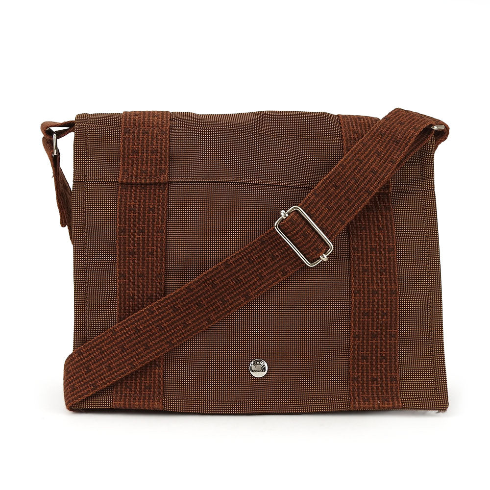 HERMES Shoulder Bag canvas Brown Her Line Bassus PM unisex(Unisex) d