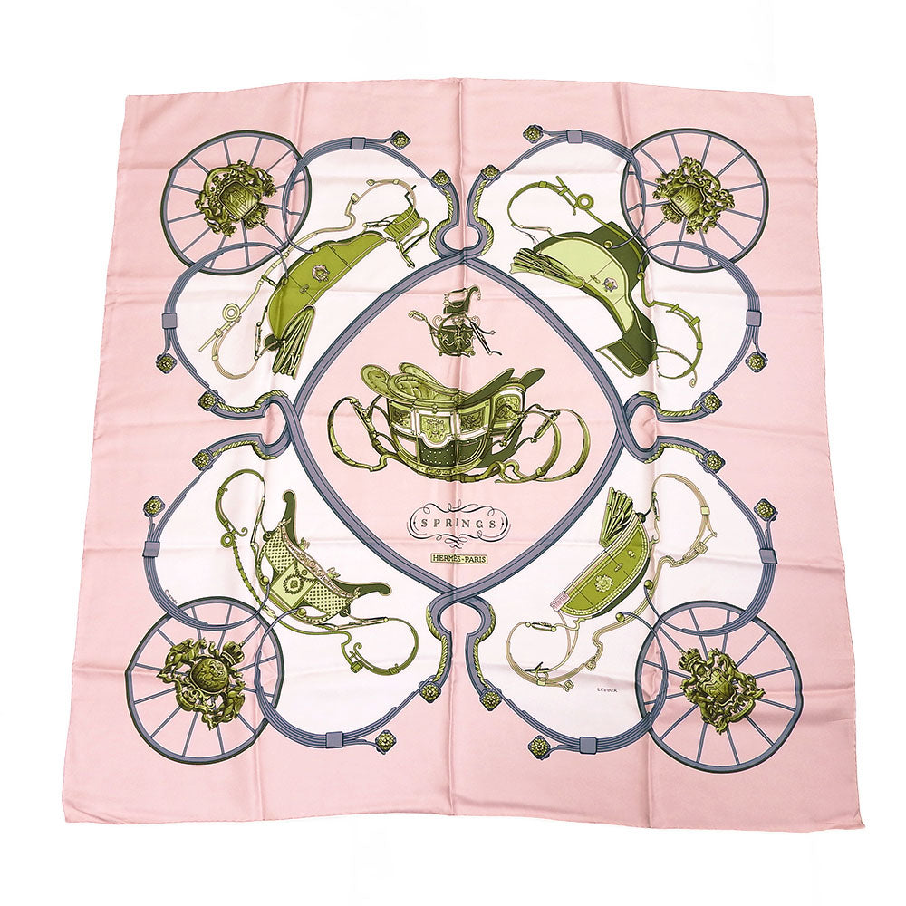HERMES scarf silk pink Carre90 Women d