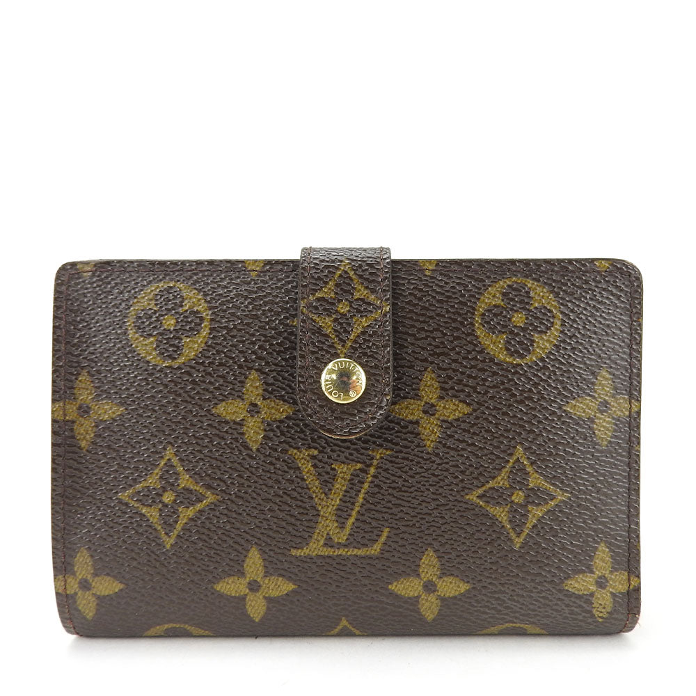 LOUIS VUITTON Bifold Wallet M61674 Monogram Brown Portefeuille Vienova Women d