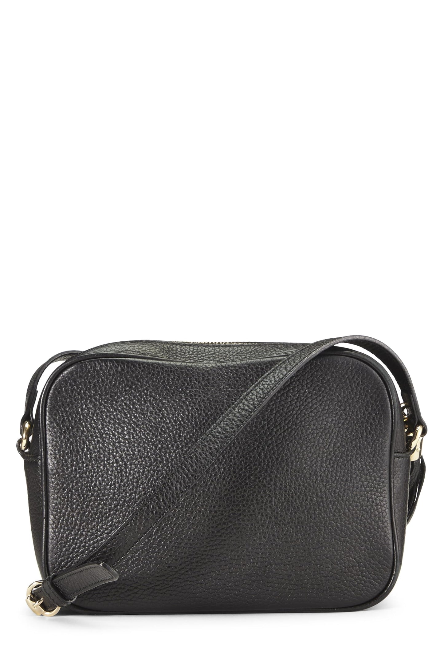 Gucci, Black Grained Leather Soho Disco, Black
