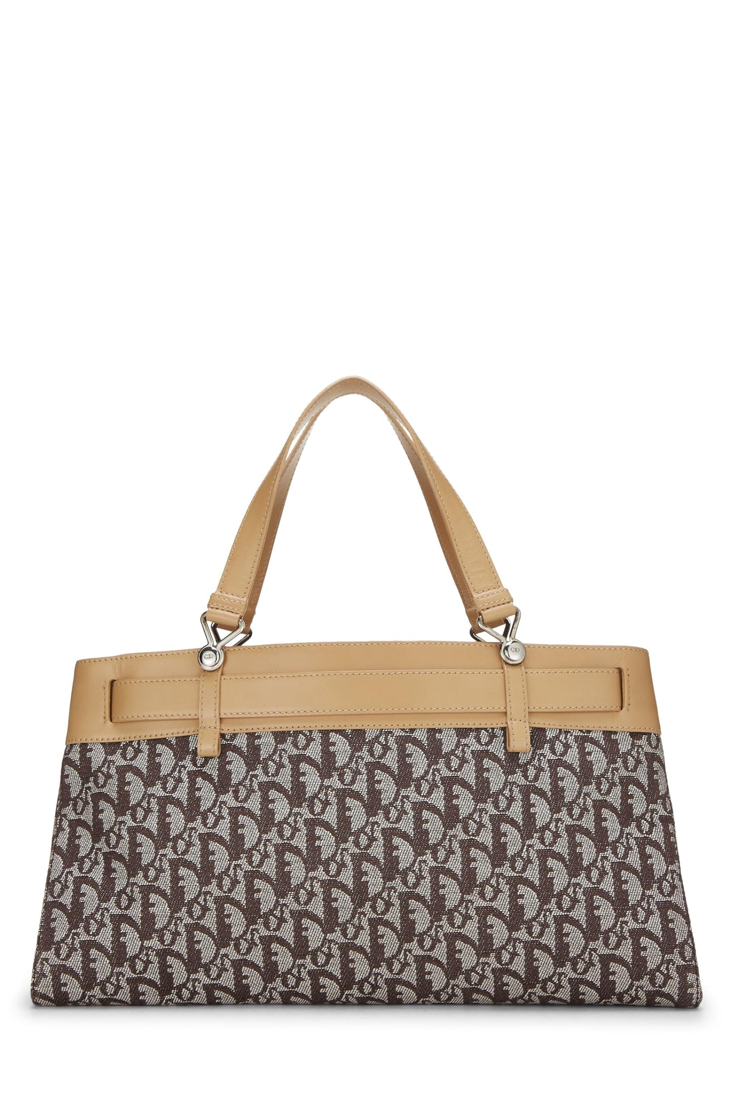 Dior, Brown Trotter Canvas HandBag, Brown