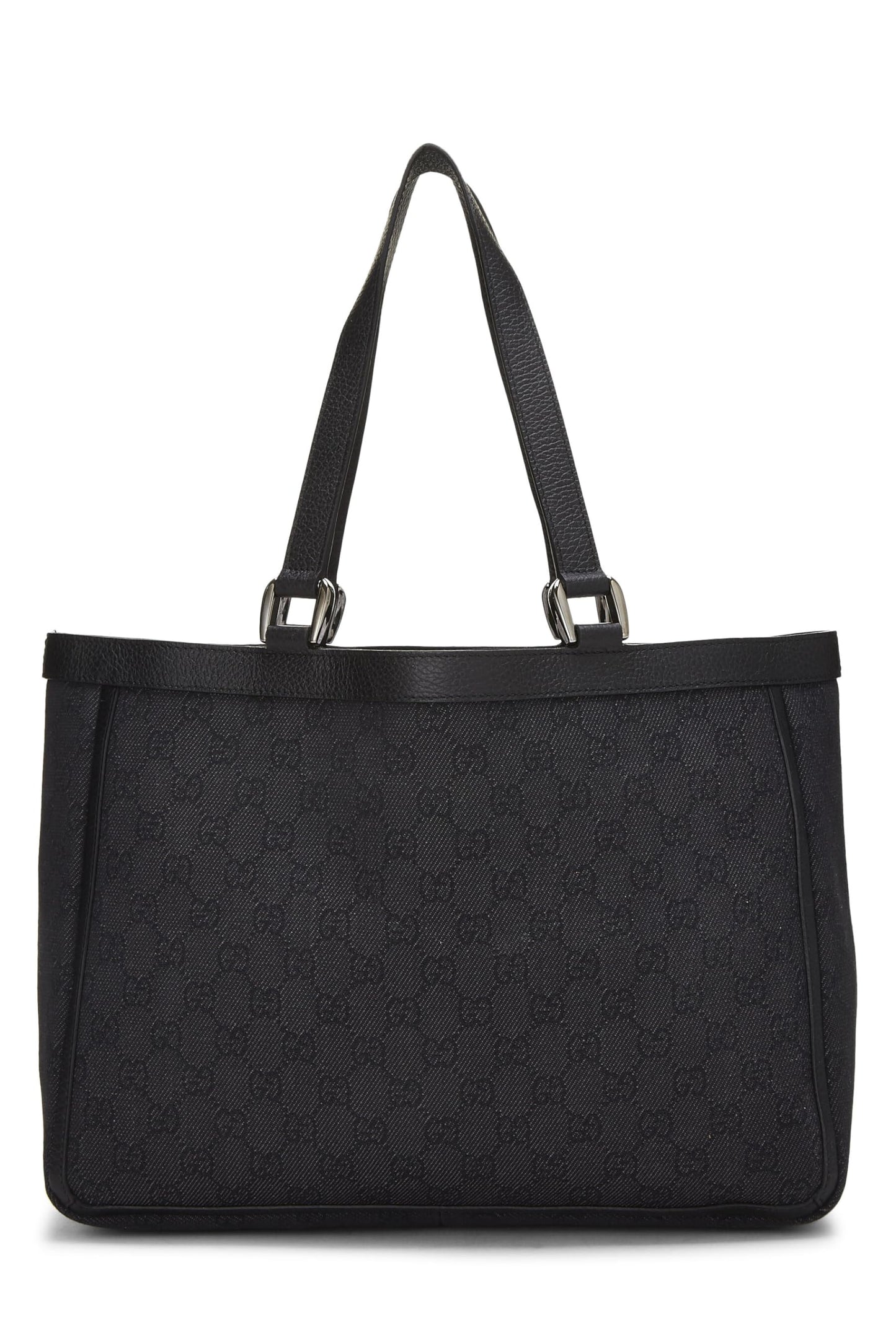 Gucci, Black GG Nylon Abbey Pocket Tote, Black