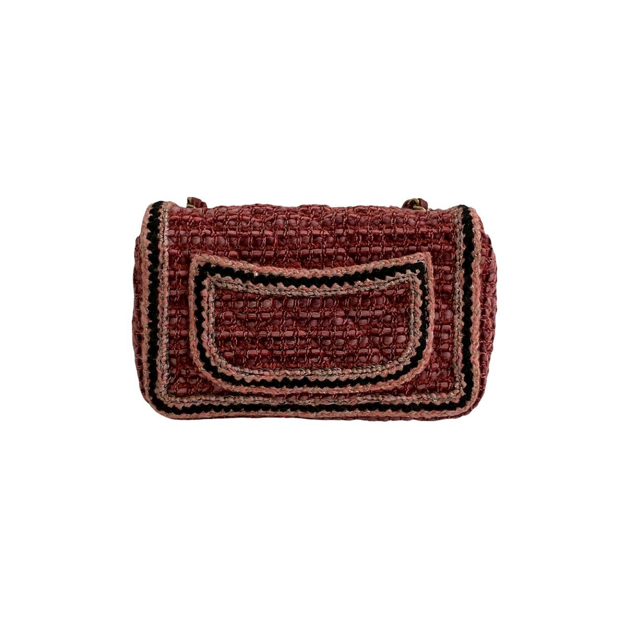 Chanel Matelasse Tweed Shoulder Bag
