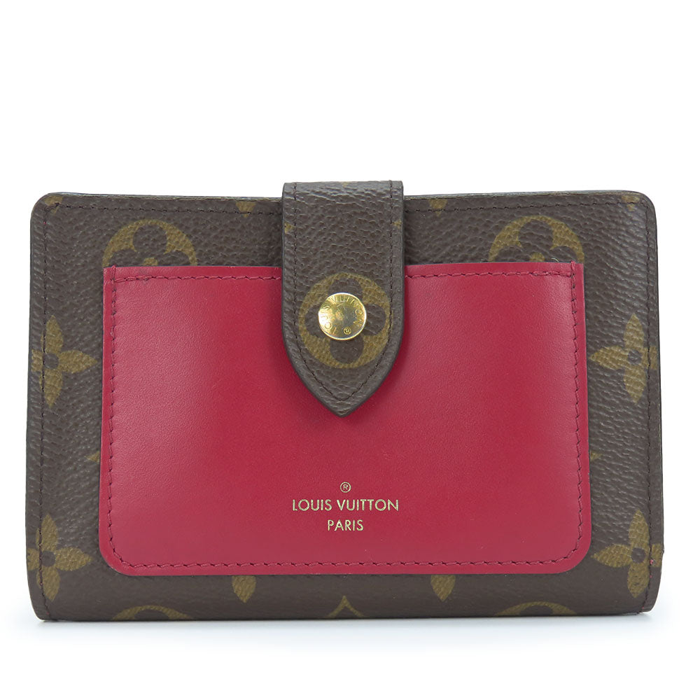 LOUIS VUITTON Bifold Wallet M69433 Monogram Fuchsia Portefeuille juliet Women d