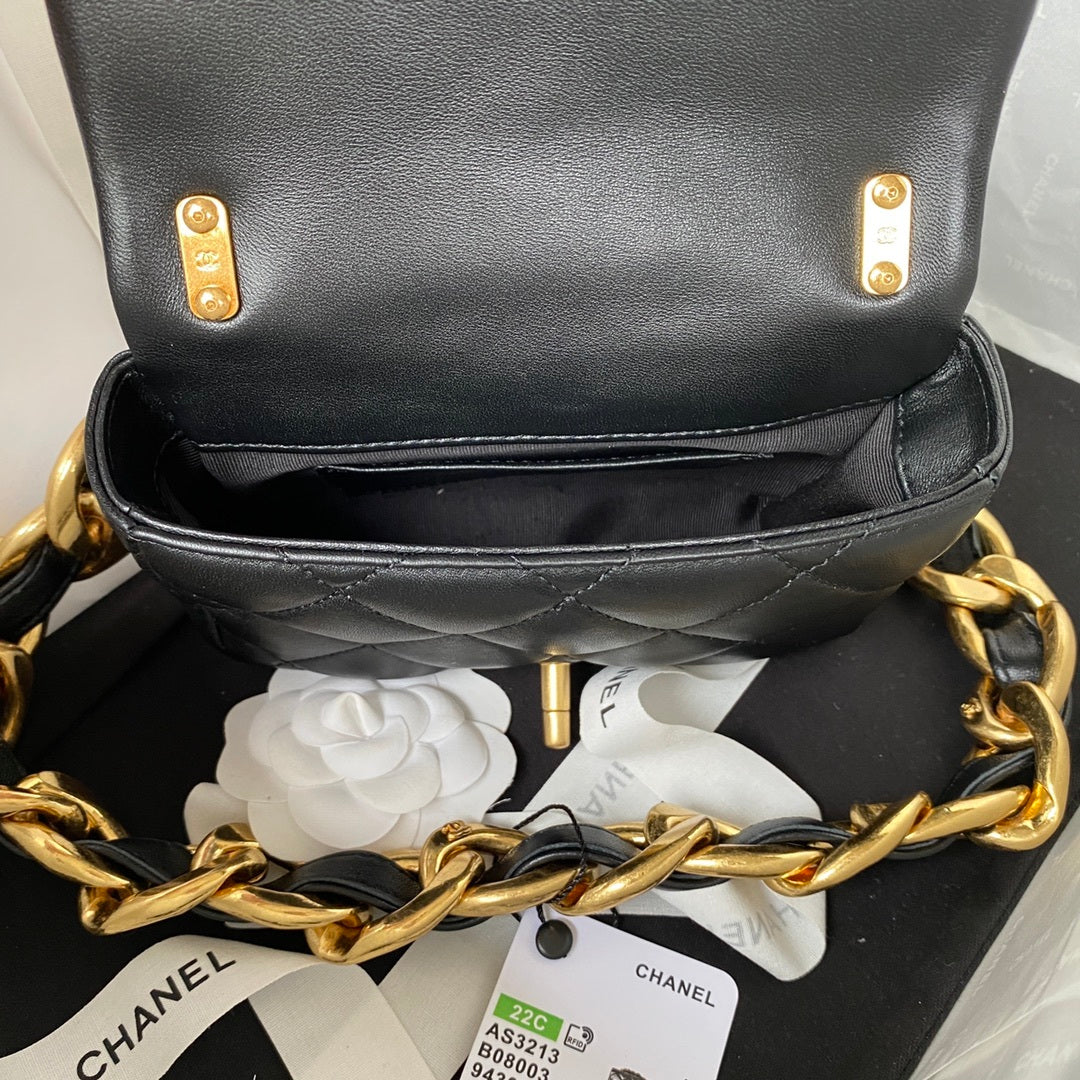 CHLMini Top Qualityap Bag Black For Women Bags Shoulder And Crossbody Bags 6.6in/17cm AS3213