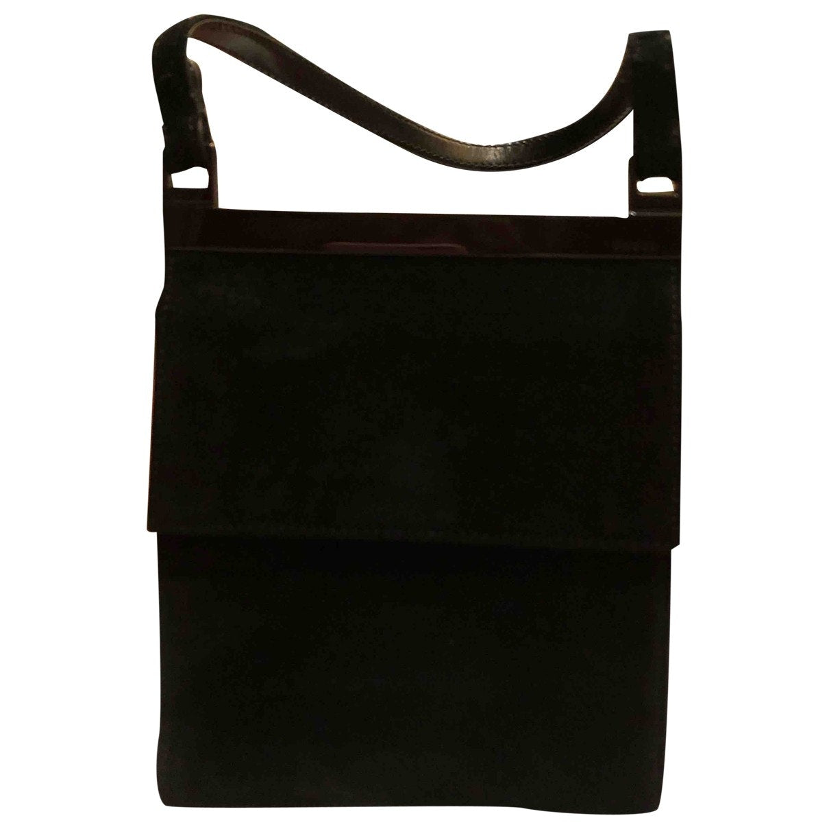Gucci black suede handbag