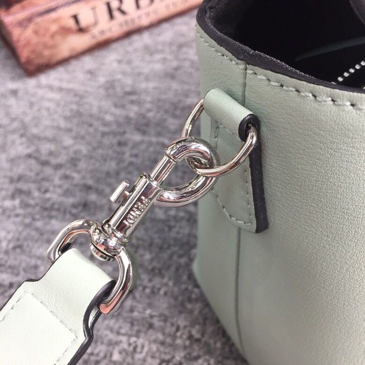 Top QualityTop Quality By The Way Medium Bag Mint Green For Women, Women’s Handbags, Shoulder And Crossbody Bags 10in/27cm FF 8BL1461