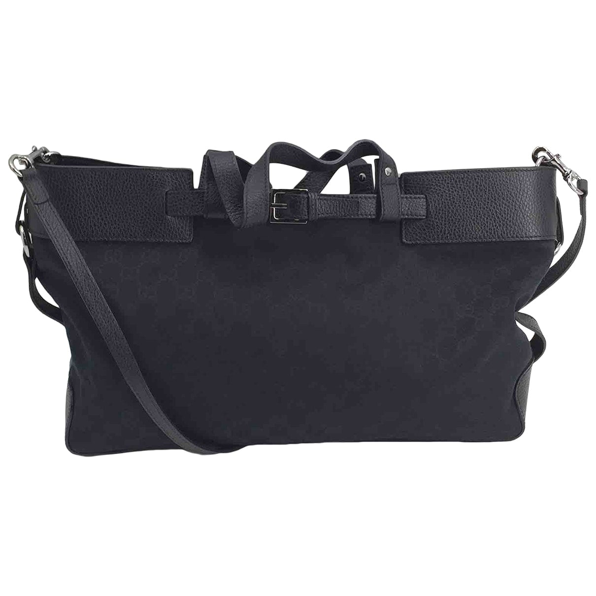 Gucci black leather handbag