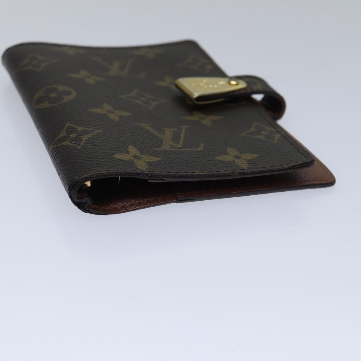 LOUIS VUITTON Monogram Agenda Partonaire PM Day Planner Cover R21029 Auth 86996