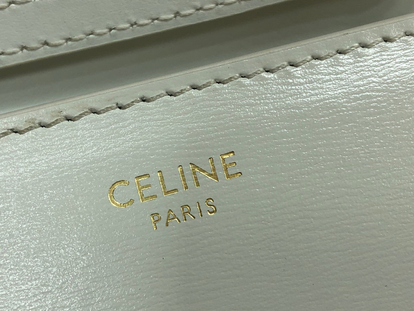 Top Quality Wallet On Chain Triomphe White For Women 7in/19cmÂ