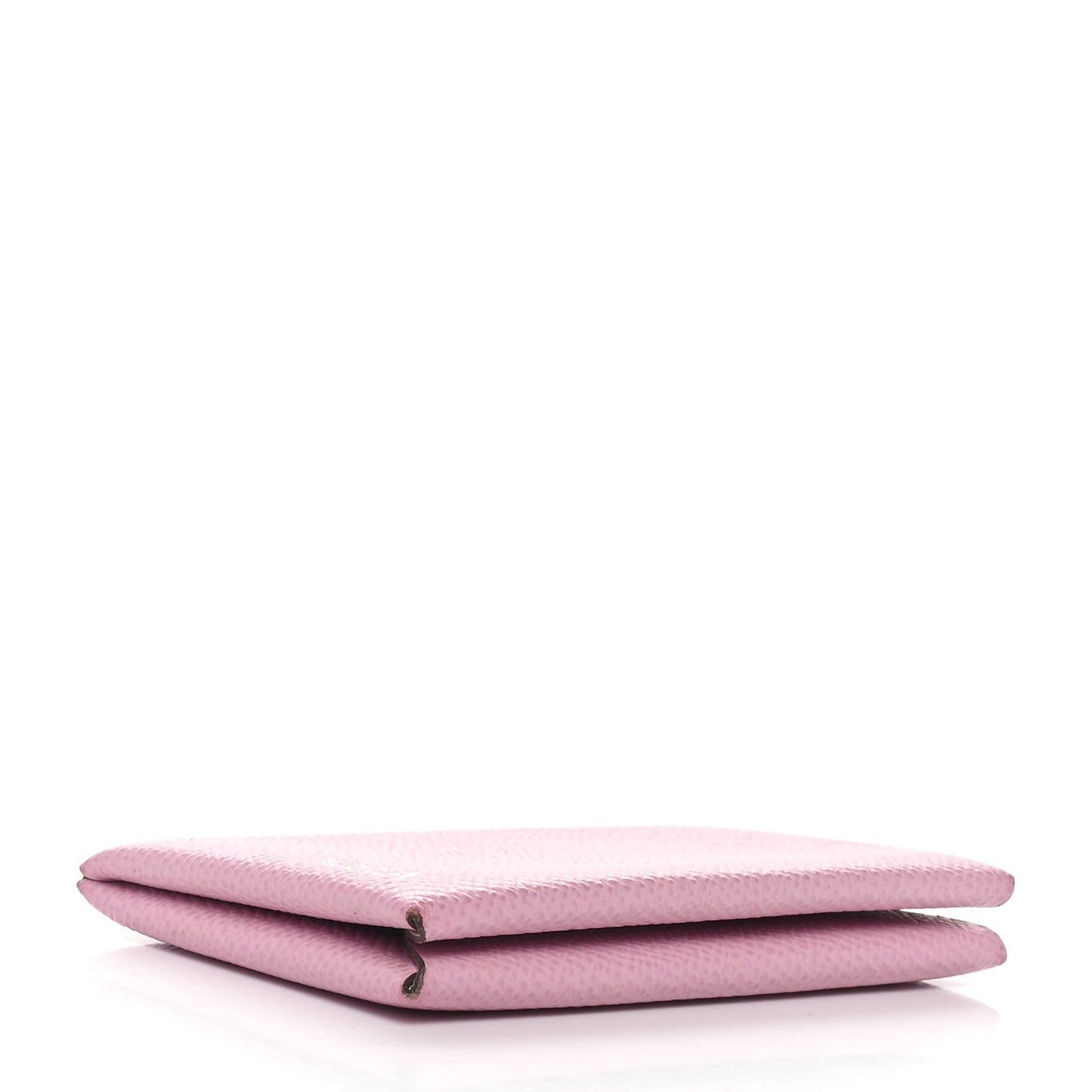 Hermes Epsom Horseshoe Calvi Card Case Mauve Sylvestre Craie