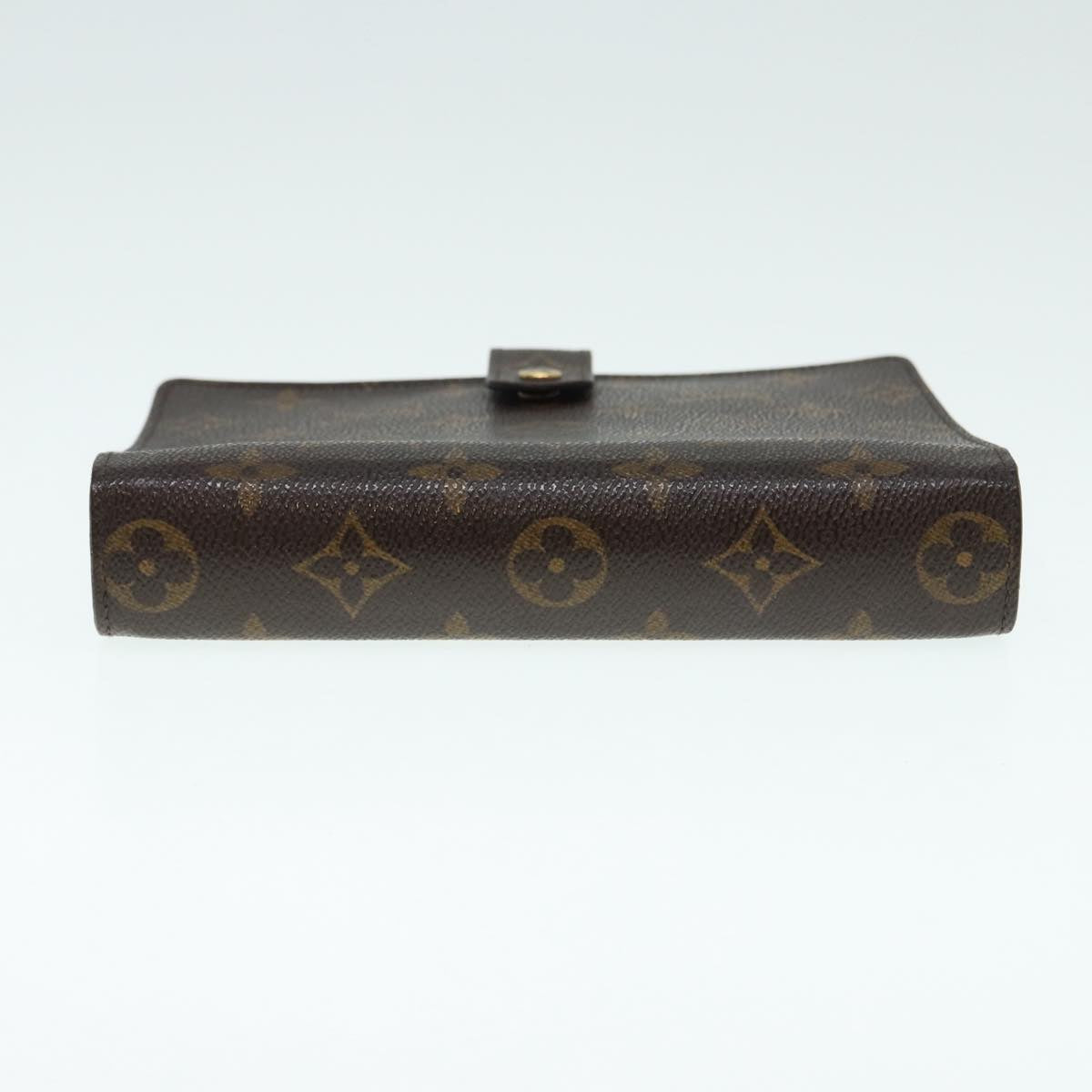 LOUIS VUITTON Monogram Agenda MM Day Planner Cover R20105 LV Auth 88035