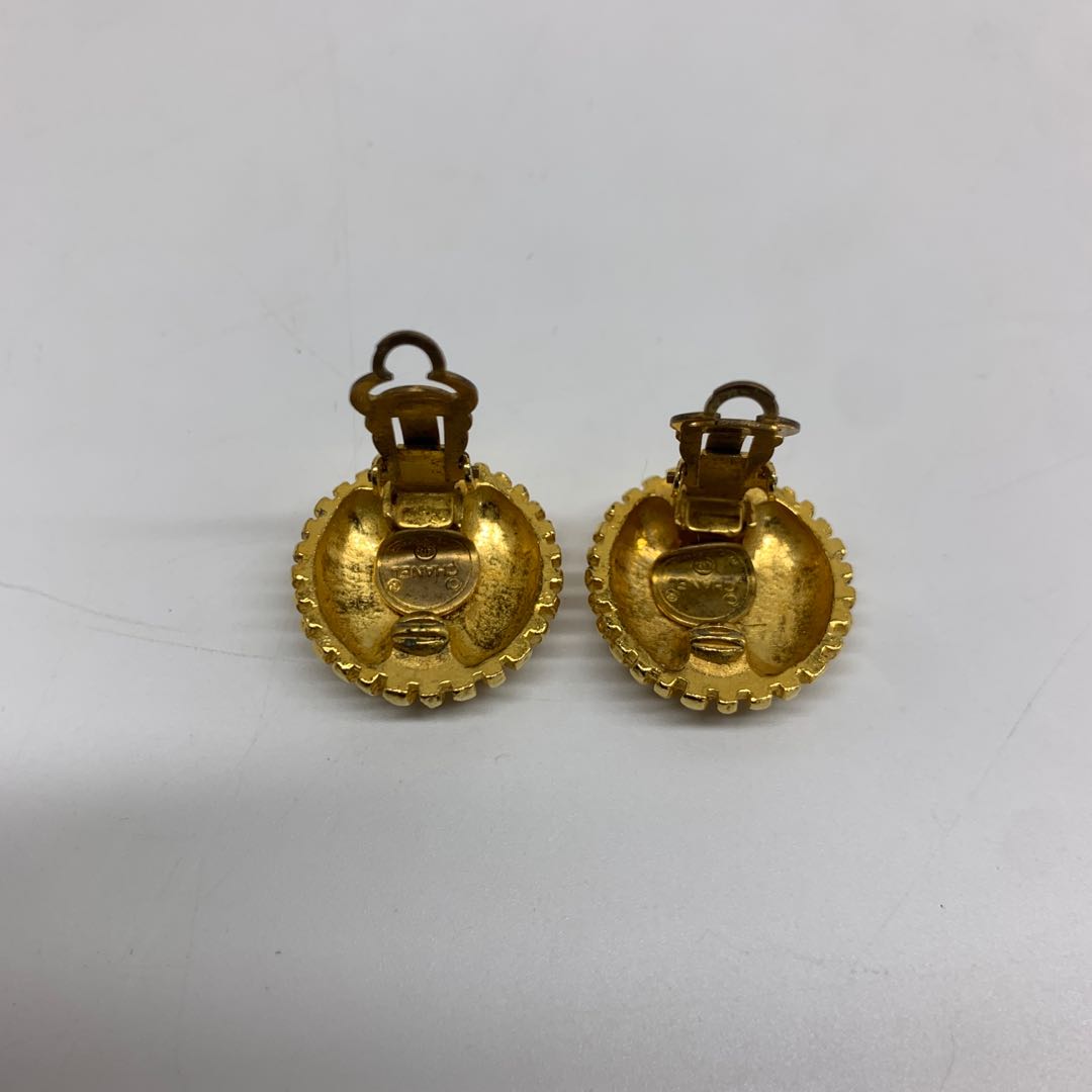 Chanel Shield Earrings