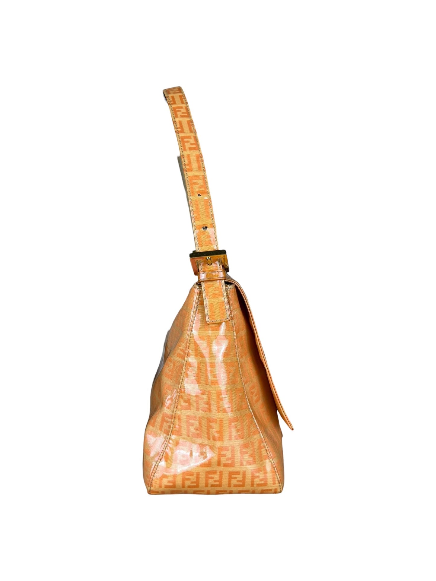 Fendi PVC FF Mamma Baguette Orange