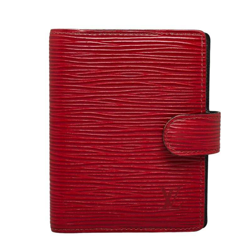 Louis Vuitton Epic Miniature Handbook Cover R20077 Castilian Red Noir Leather Louis Vuitton
