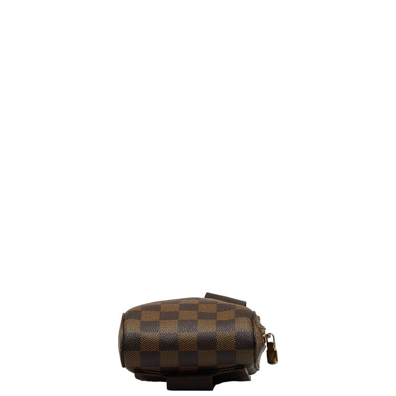 Louis Vuitton Damier Geronimous Body Bag N51994 Brown PVC Leather Louis Vuitton