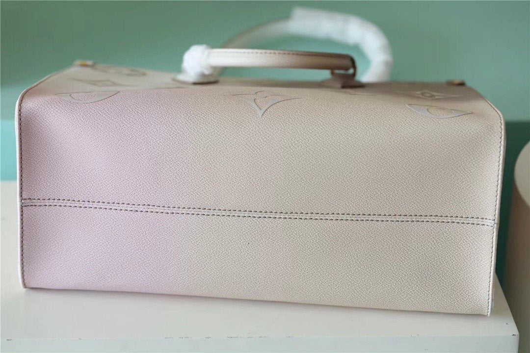 Top Quality Onthego MM Tote Bag In Monogram Canvas Sunset Kaki For Women 13.8in/35cm Top Quality M20510