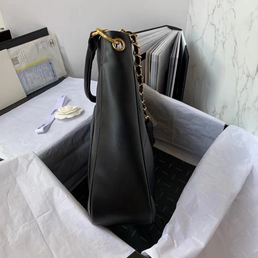 CHLShopping Bags Black For Women, Women’s Bags 13in/30.5cm
