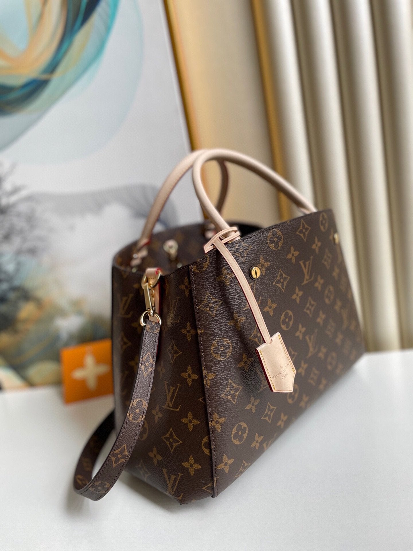 Top Quality Montaigne MM Monogram Canvas For Women, Shoulder And Crossbody Bags 13in/33cm Top Quality M41056