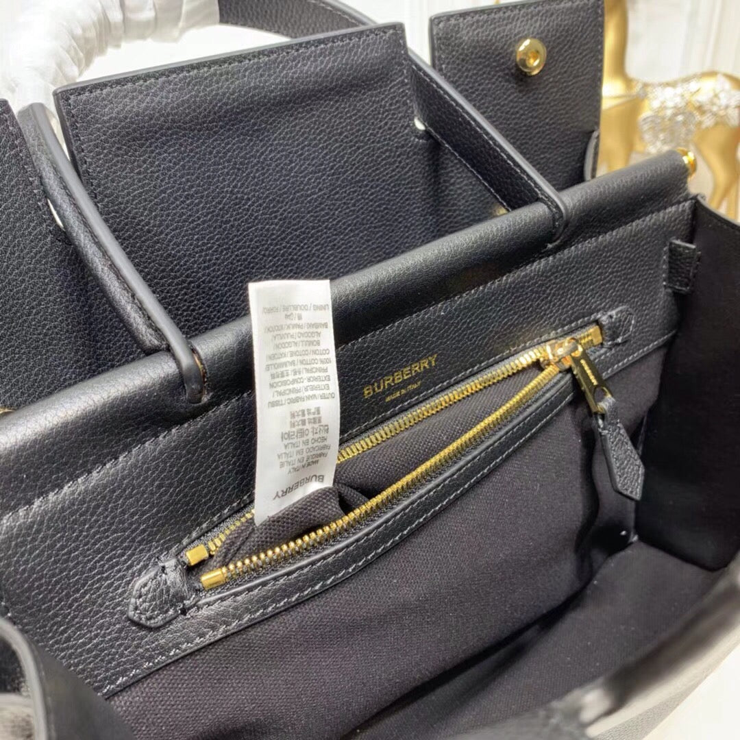 Top Quality Small Title Bag With Pocket Detail Black For Women, Bags 11.8in/30cm