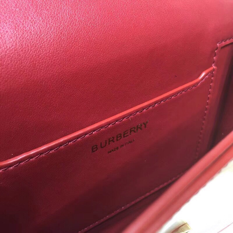 Top Quality Tb Chain Belt Bag Red For Women, Bags 6.6in/17cm