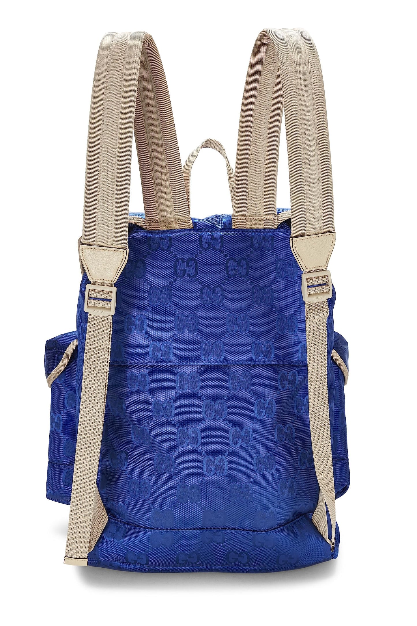 Gucci, Blue Nylon Off The Grid Backpack, Blue