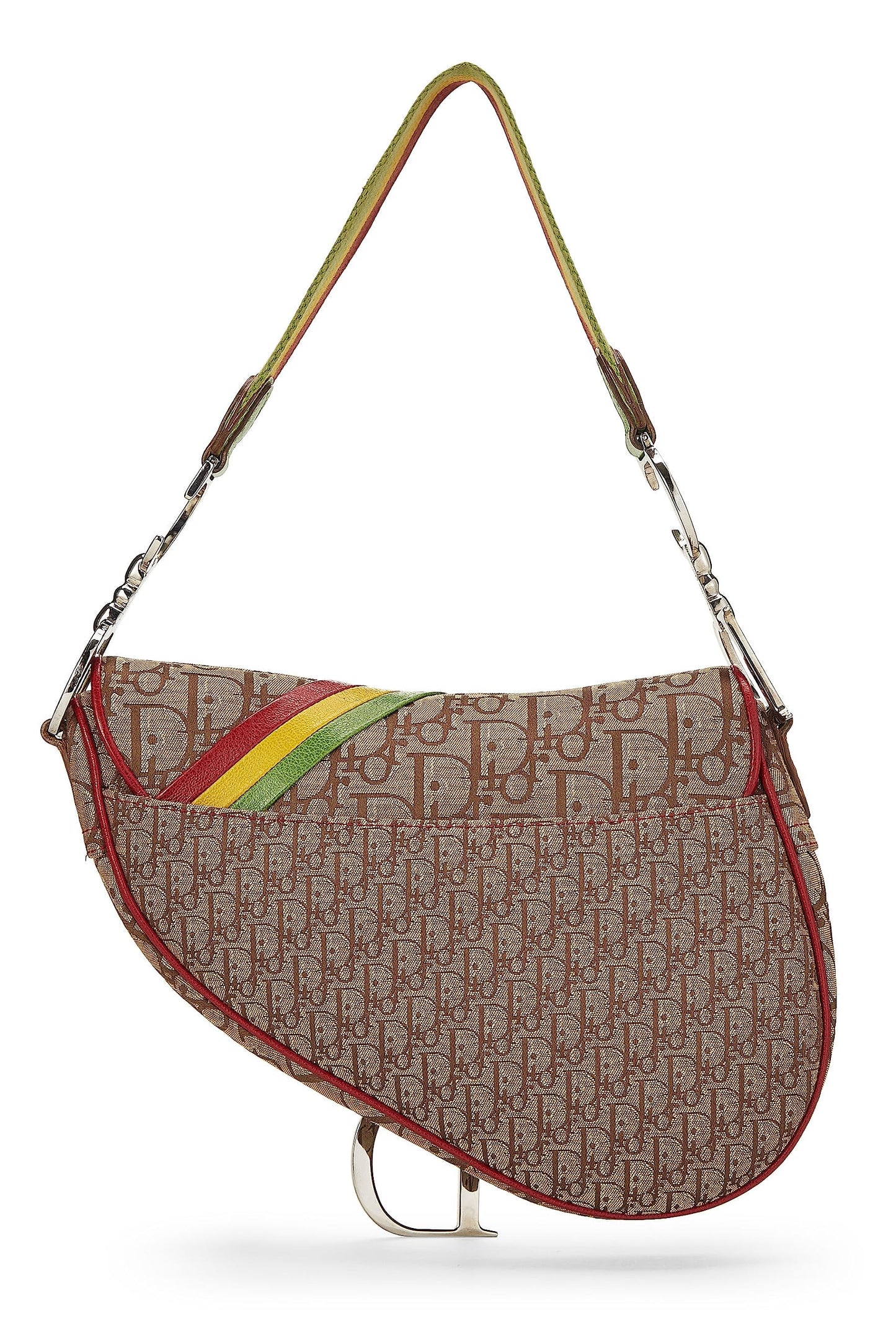 Dior, Rasta Diorissimo Saddle Bag, Multi