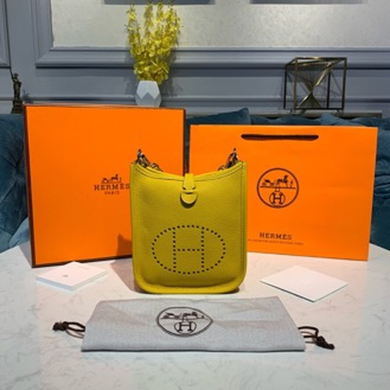 Top Quality Mini Evelyne Yellow For Women 7.8in/20cm