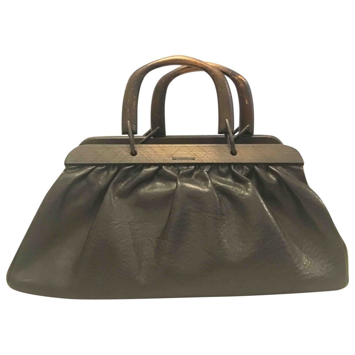 Gucci black leather handbag