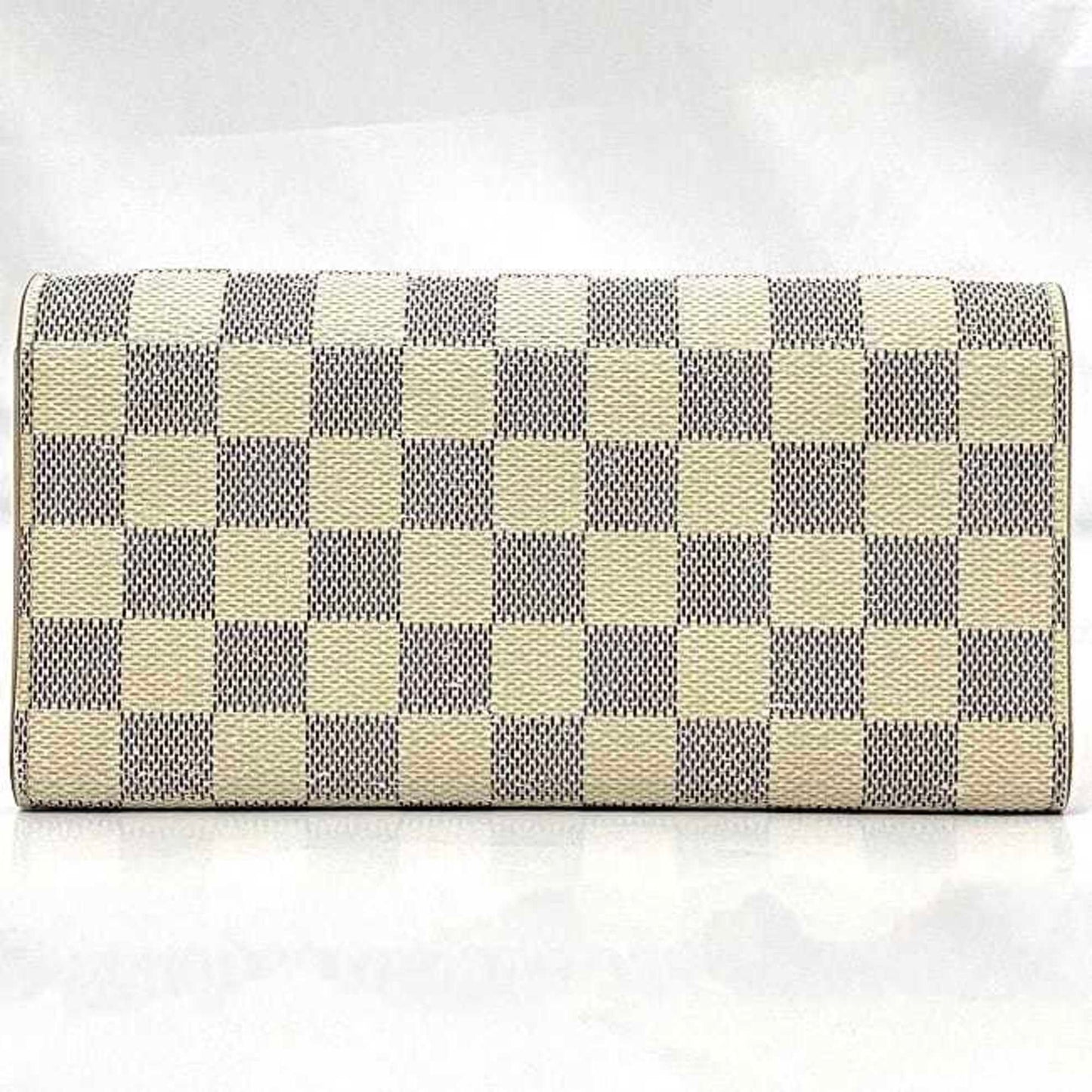 Louis Vuitton Damier Azur Damier Azur Damier Azur Long Wallet (Bi-Fold)