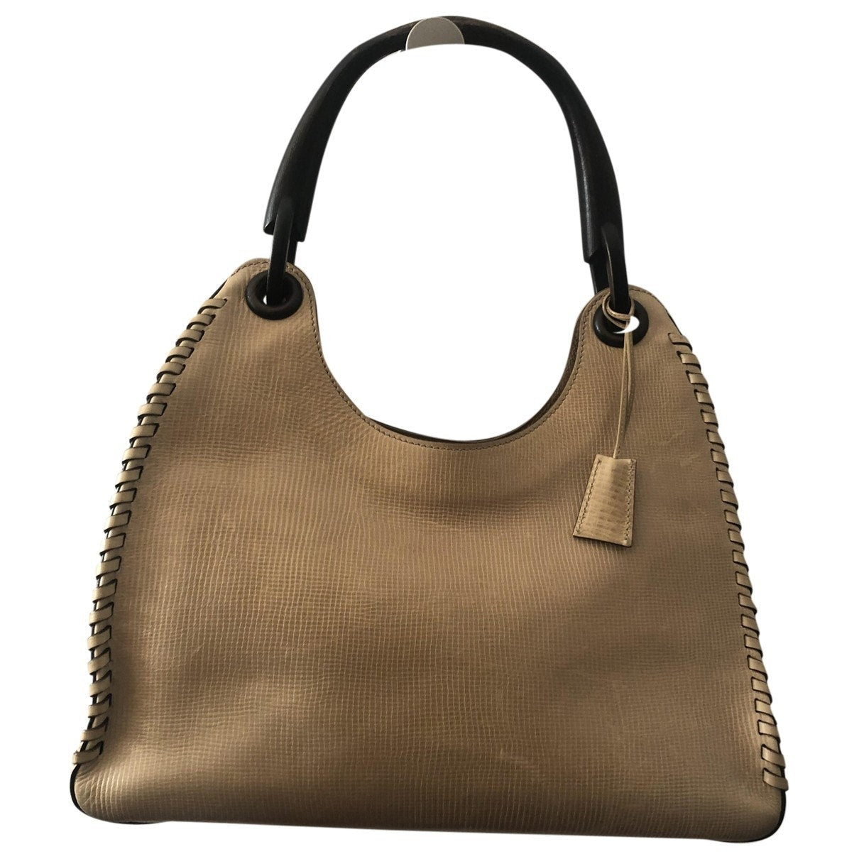 Gucci beige leather handbag
