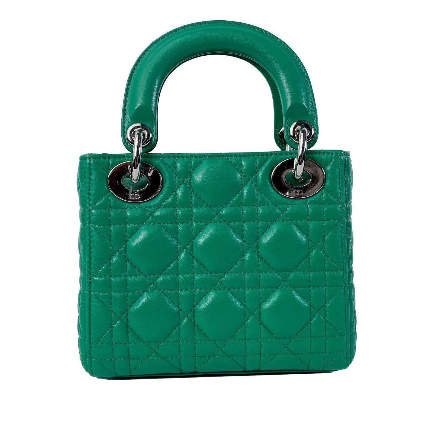 DIORMini Lambskin Cannage Lady Satchel