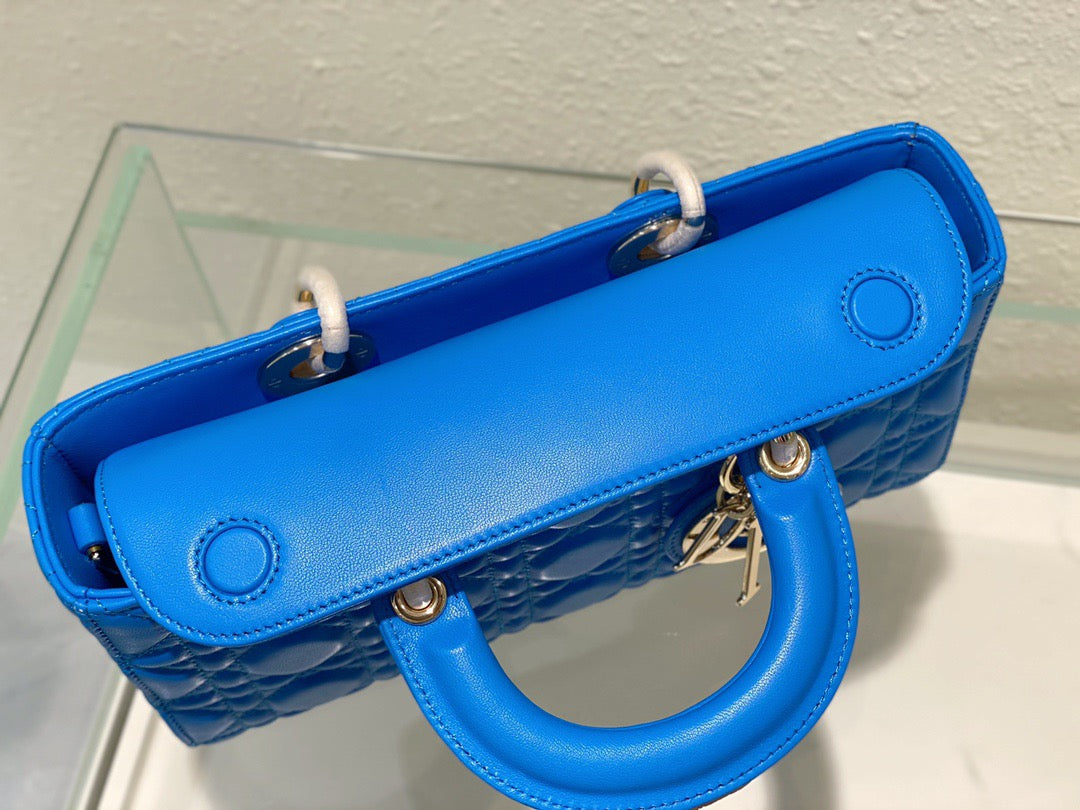 Top Quality Lady D-Joy Bag Blue, For Women, Womens Handbags 26cm/10in CD