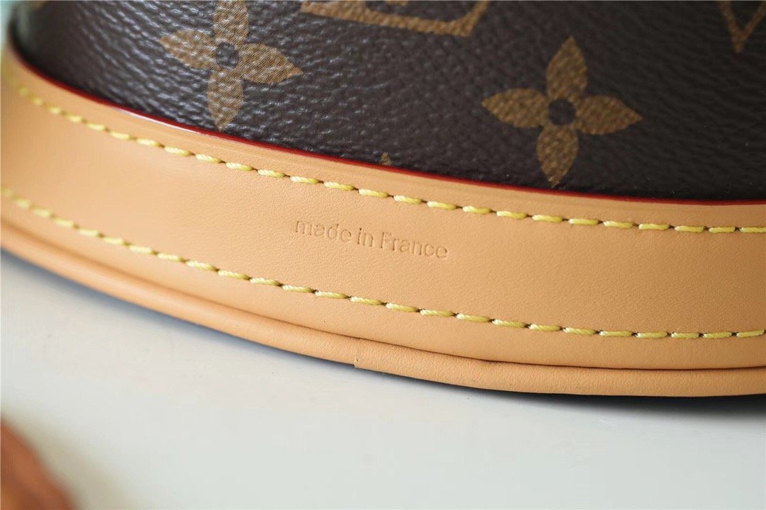 Top Quality Nano Bucket Bag Monogram Canvas Brown For Women Brown 6.7in/17cm Top Quality