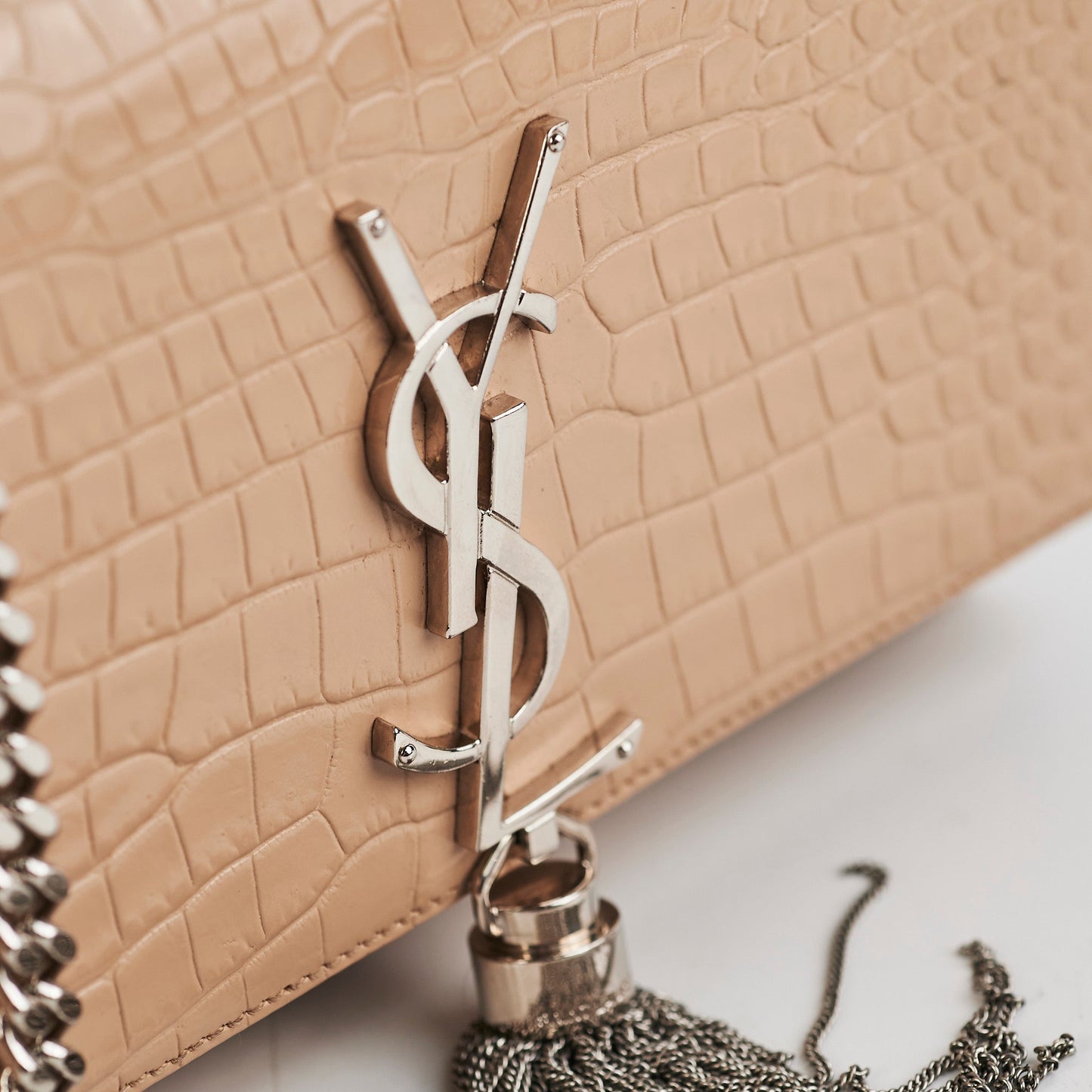 Saint Laurent Small Kate Beige