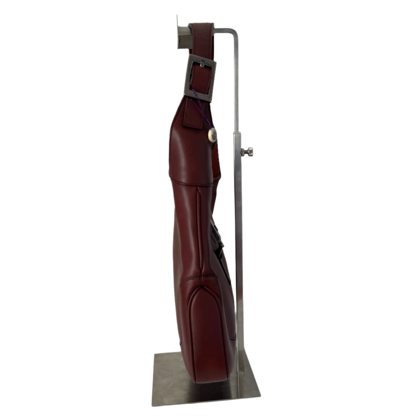 Gucci Jackie Medium Burgundy Leather Silver Hardware
