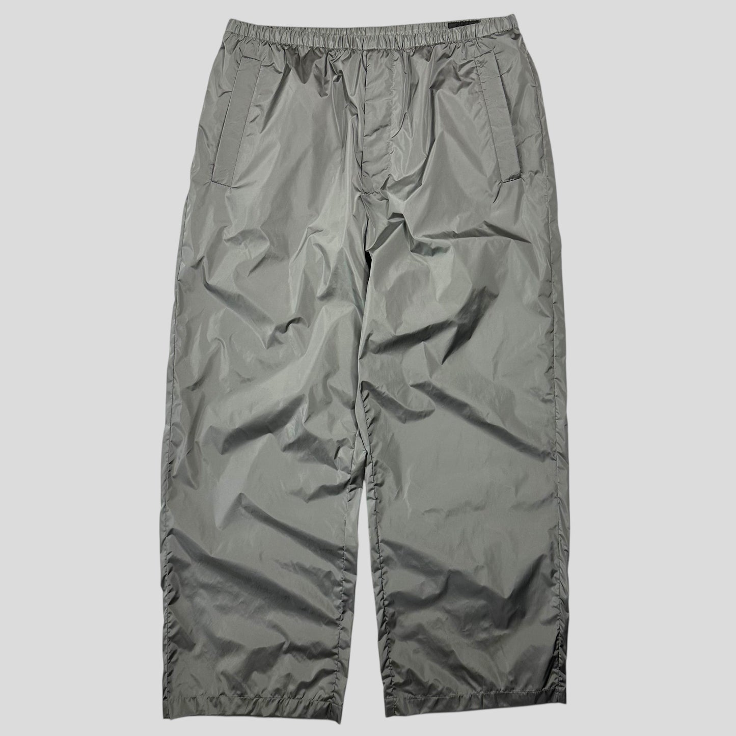 Prada 2024 Light Technical Nylon Baggy Plaque Logo Tro rs - L/XL