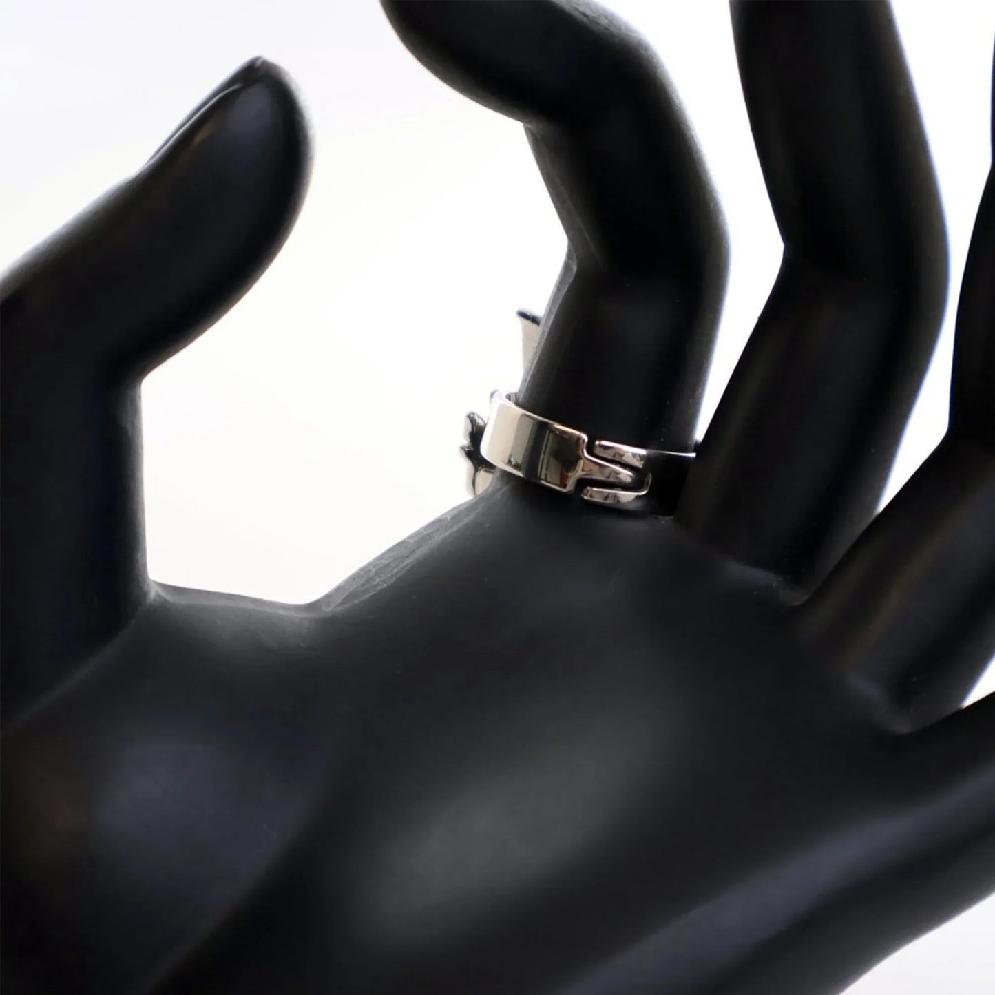 Silver Louis Vuitton Palladium Plated Enamel Fairytale Cocktail Ring