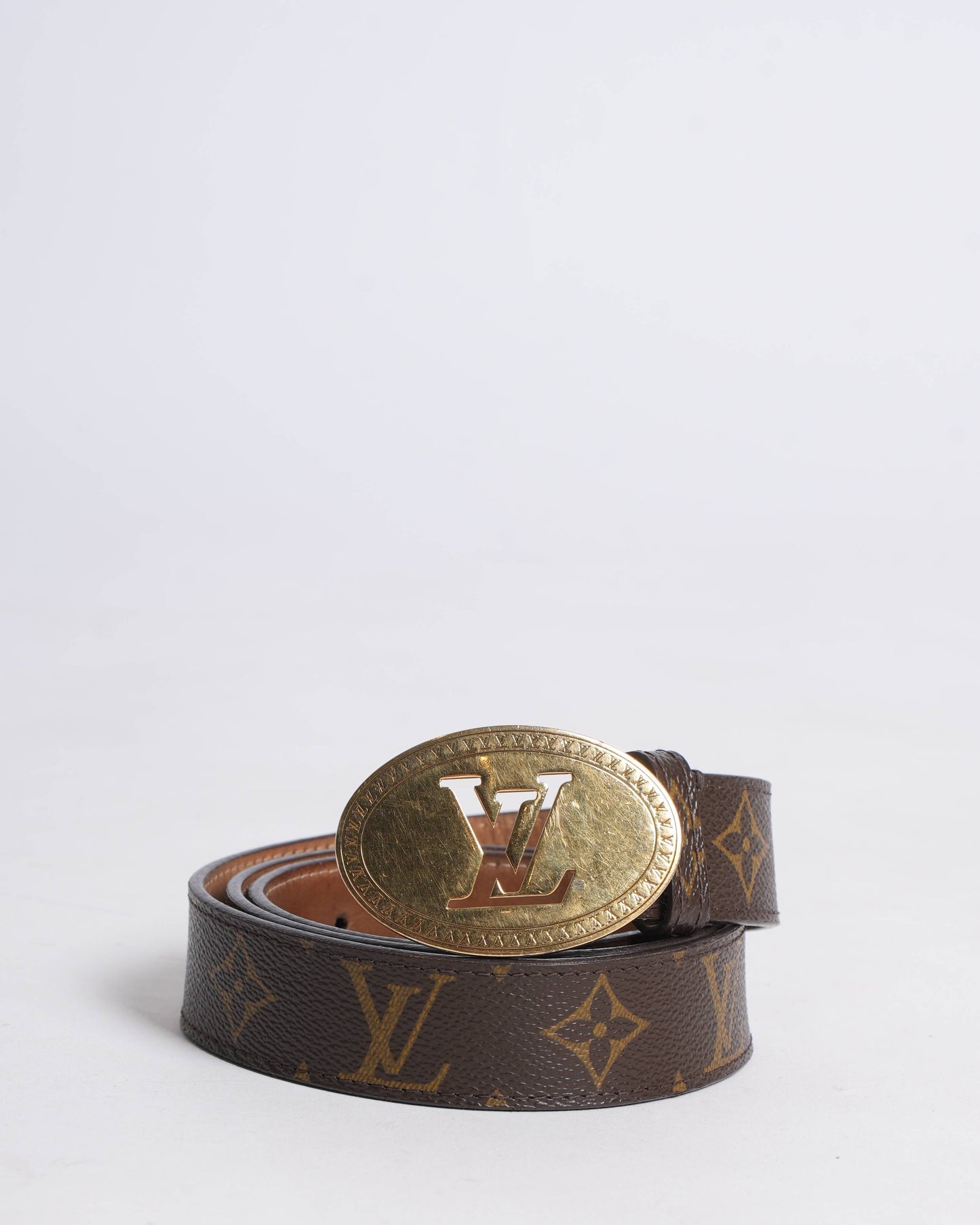 Louis Vuitton Women's Monogram Buckle Belt
