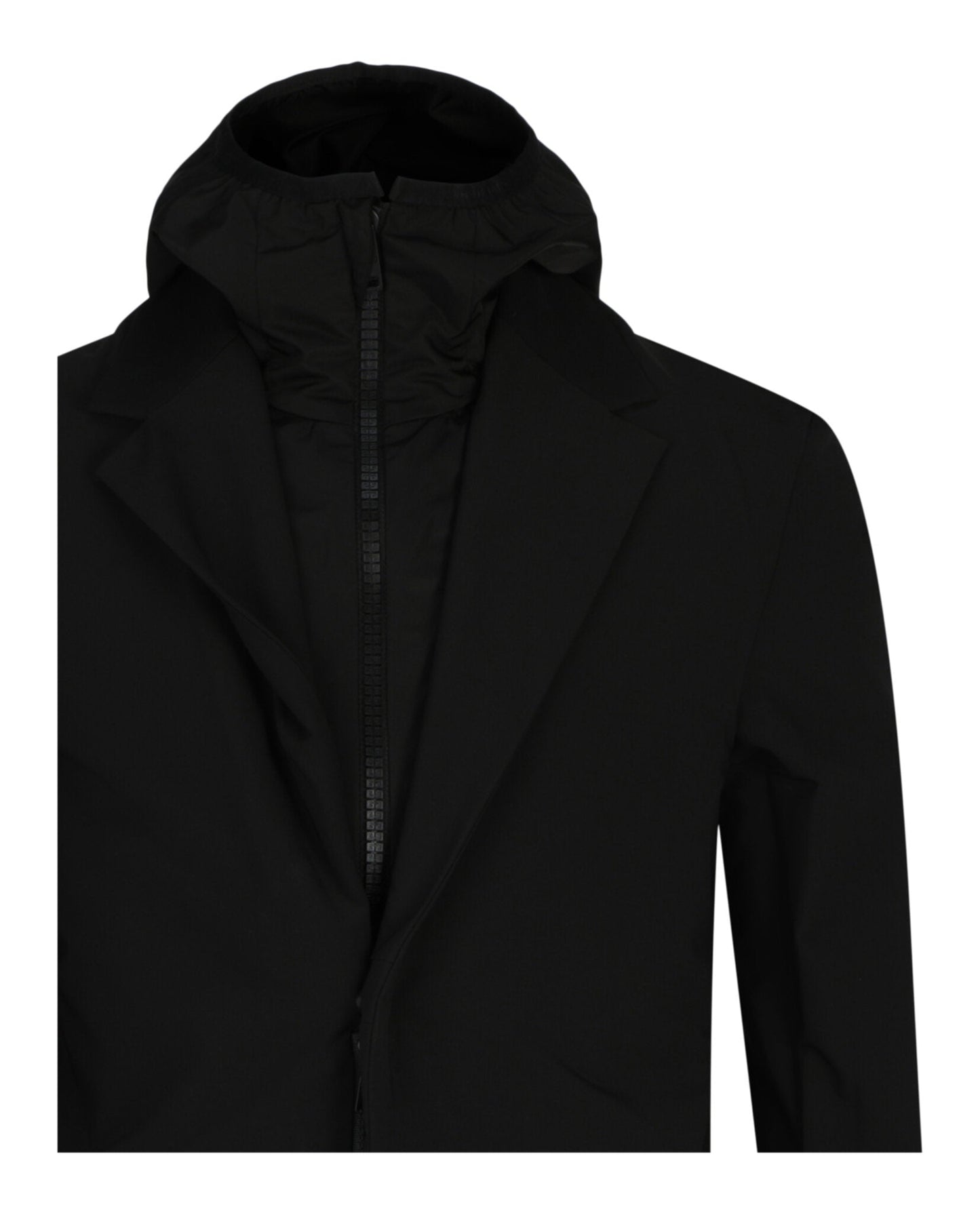 Givenchy Mens Single-Breasted Layered Blazer